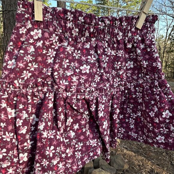 NWOT Jessica Simpson Girl's Ruffle Flared Skirt - Size 4 - Floral - Cute! - Picture 2 of 9